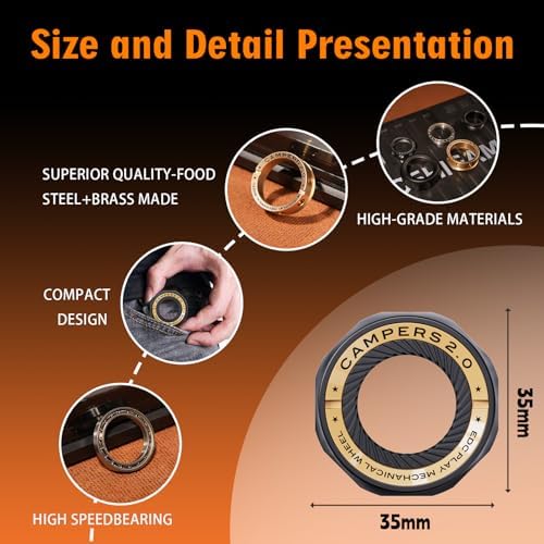 Magnetic Fidget Ring Spinner–DIY Mechanical EDC Toy for Adults