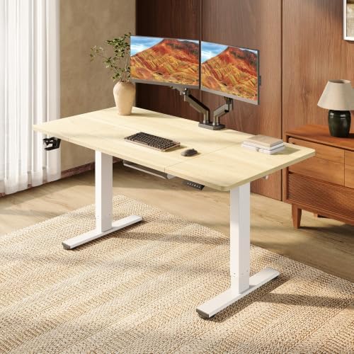 SANODESK 63x32'' Large Height Adjustable Ergonomic Electric Standing Desk