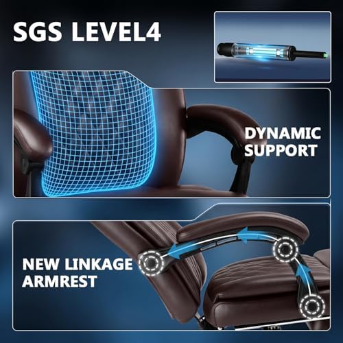 Big and Tall Office Chair, Home Office Desk Chairs,Executive Computer Chair