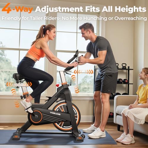 YOSUDA PRO Magnetic Exercise Bike 350 lbs Weight Capacity