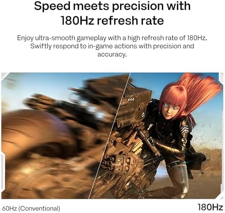 Pixio PX278 Wave Yellow 27 inch 180Hz Refresh Rate Quad HD 1440p Resolution Fast IPS Panel 1ms GTG Response Time Built-in Speakers Gaming Monitor with AMD FreeSync