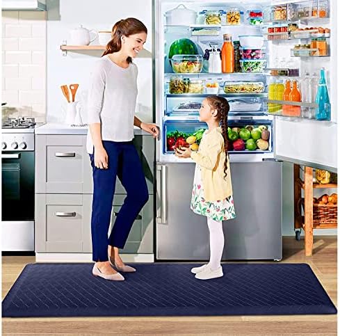 HappyTrends Kitchen Floor Mat - 4/5 Inch Thick Anti-Fatigue Kitchen Rug