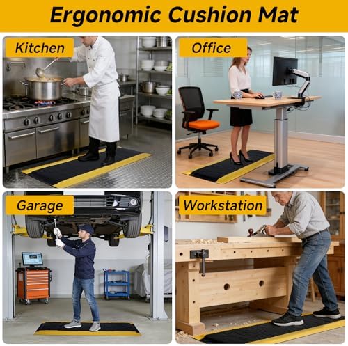 tonchean Industrial Anti Fatigue Mat 20" x 60" Ergonomic Standing Floor Mat