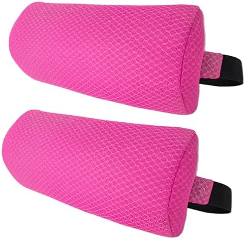 2 Pack Headrest Pillow for Patio Chaise Lounge,Recliner,Beach Chair,Pink