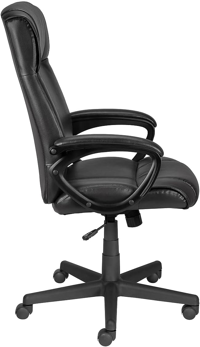 STAPLES Executive Office Chair, Luxura, High Back, Black