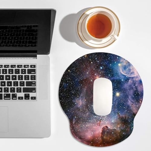Britimes Ergonomic Mouse Pad with Wrist Support, Galaxy Nebula
