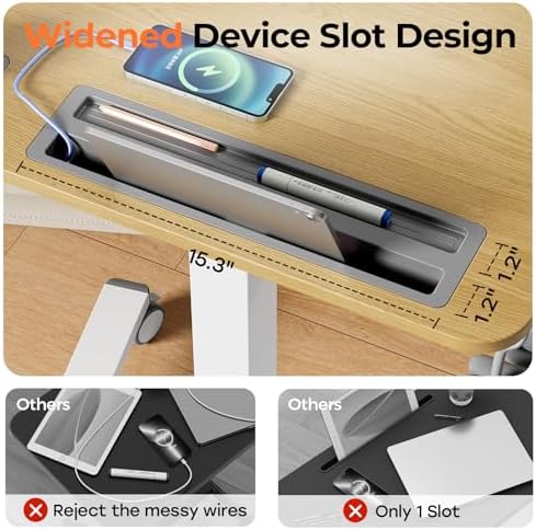 28" Mobile Standing Desk with Drawer, Portable Laptop Desk