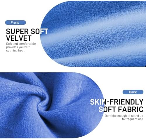 Microwave Heating Pad for Pain Relief, 8 x 18 Blue