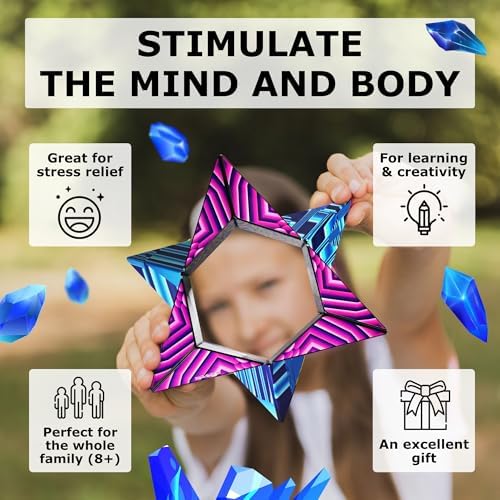 Shashibo DODECA Magnetic Puzzle Cube, Stress Relief Fidget Toy