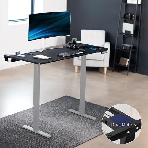 VIVO Black 60 x 30 in Standing Desk, DESK-KIT-E2G-P3B