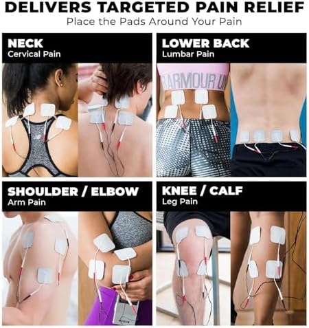 TENS 7000 Digital TENS Unit with Accessories - Muscle Stimulator Machine for Back Pain Relief, Sciatica, Neck, Nerve, Shoulder, Hip, Elbow, Muscle Pain Relief