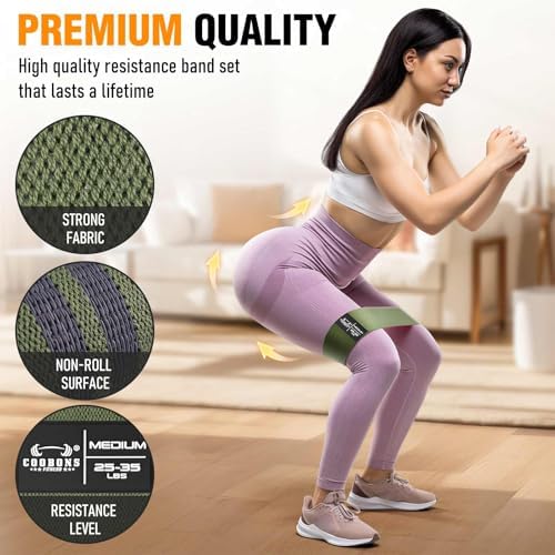 Fabric Resistance Bands for Working Out