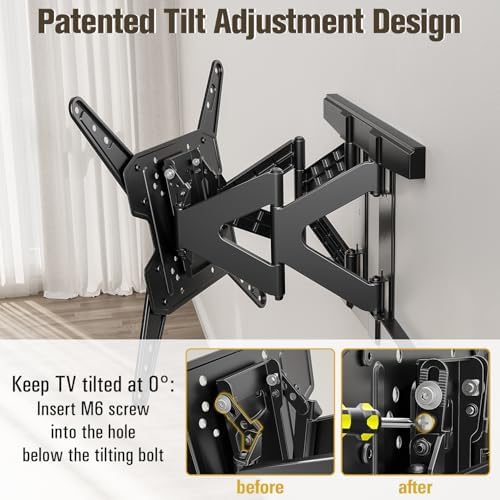 Mounting Dream Ultra Slim TV Wall Mount for 26-75” TVS Full Motion TV Mount