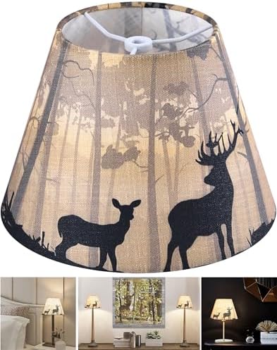 GO&SO Small Multi-Yellow Lamp Shade Set of 1,5"×9"×6.4" Art Decor Shade