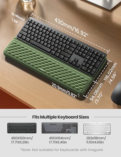 Vaydeer Wrist Rest with Keyboard Stand Ergonomic Computer Wrist Support Pad