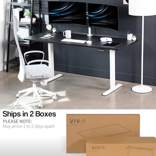 VIVO Black 71 x 30 in Standing Desk, DESK-KIT-E2W7B