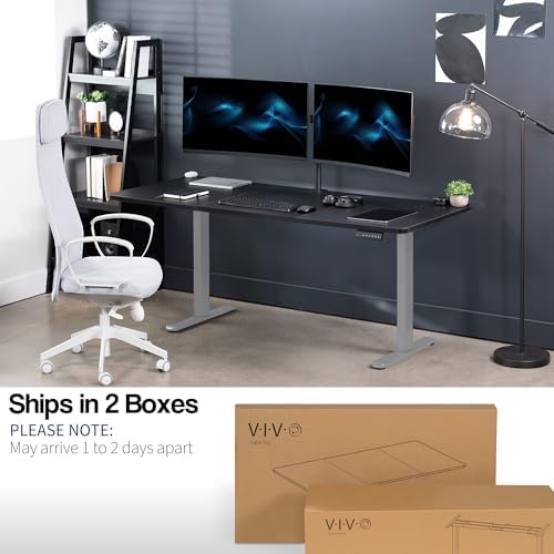 VIVO Black 71 x 30 in Standing Desk, DESK-KIT-E2G7B