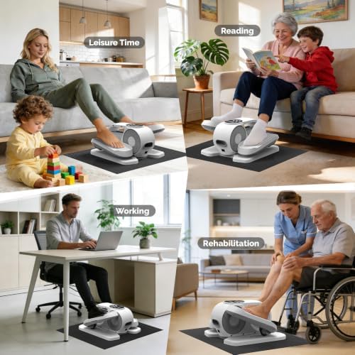 Under Desk Elliptical Leg Exerciser as Seen on TV Sitting for Senior