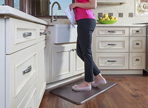 Imprint Cumulus9 Nantucket Kitchen Mat 20 in. x 36 in. x 5/8 in Espresso