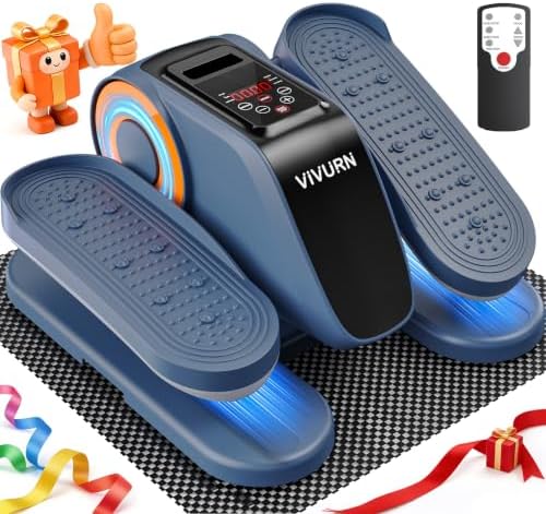Upgraded Under Desk Elliptical Electric Leg Exerciser for Seniors 12 Speeds