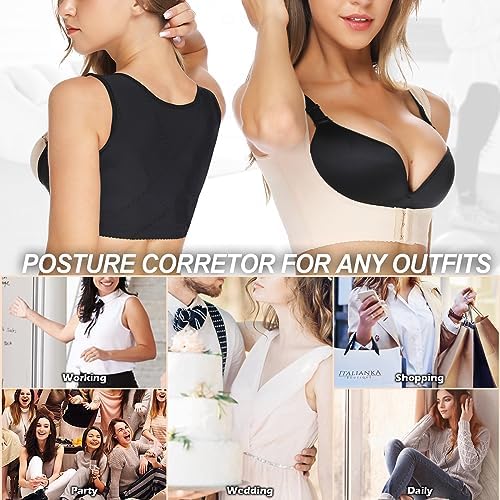 MISS MOLY Chest Brace Push up for Woemn Posture Corrector Shapewear Sleeveless Tops Back Shaper Vest