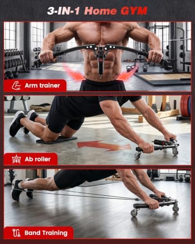 Sakerneo Hydraulic Twister Arm Trainer with Counter，Chest Workout Equipment