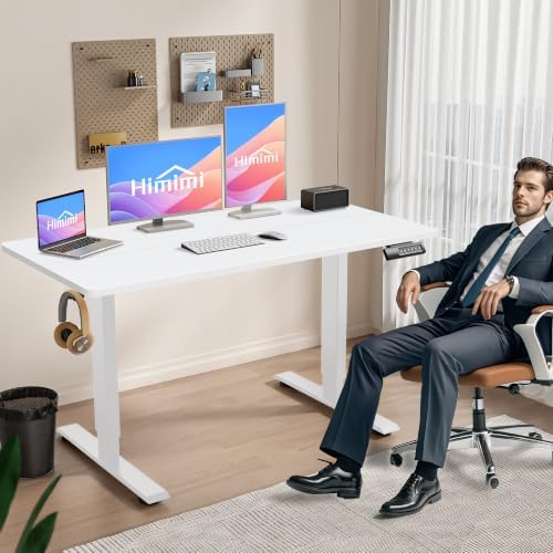 Hmimi 55'' ×24'' Height Adjustable Electric Standing Desk