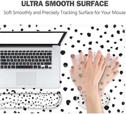 ToLuLu Ergonomic Gaming Mouse Pad, Memory Foam Keyboard Mouse Wrist Rest