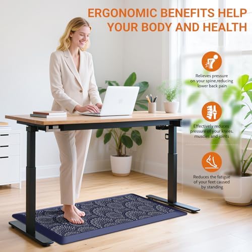 Mattitude 4/5 Inch Kitchen Mat, Waterproof Non-Slip Standing Mats and Rugs