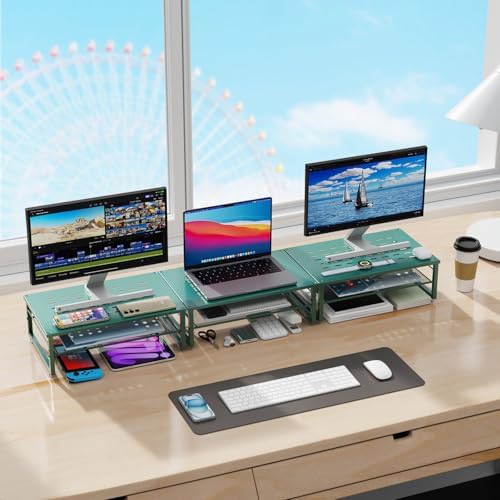 gianotter 2-Tier Metal Monitor Stand Riser