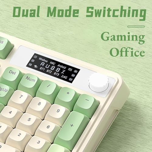 AULA S99 Pro Gaming Keyboard, Cute Creamy Wireless Keyboard