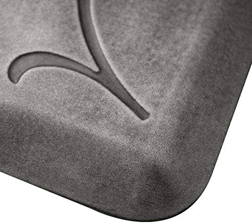 WellnessMats Bella Collection Anti-Fatigue Floor Mat, Polyurethane – Ergonomic Support Pad for Home, Kitchen, Garage, Office Standing Desk – Water Resistant - Made in USA