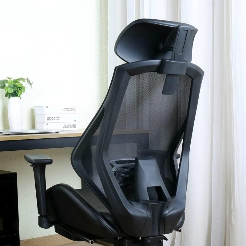 Ergonomic Reclining Office Boss Chair with Footrest Multi-Function Lifted Rotated Computer Protect Waist Gaming