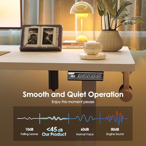 Monomi Electric Standing Desk 63"x28" Height Adjustable Sit Stand Desk