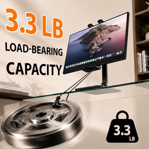 Urmust Portable Monitor Stand with 360° Rotating Base C-S