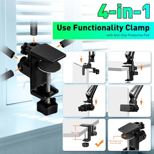 12X Magnifying Glass with Light and Stand, Soldering Helping Hands