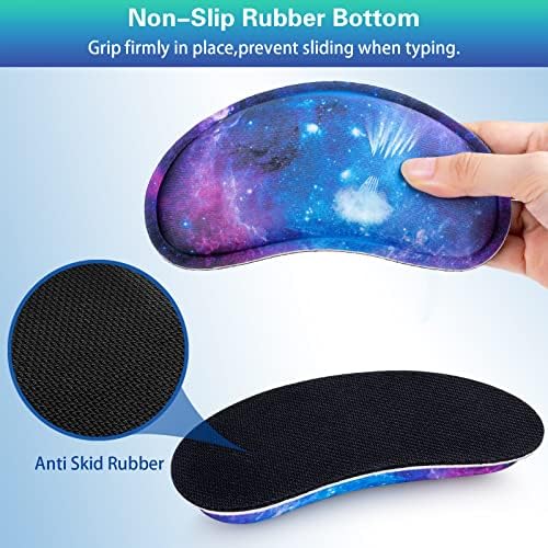 Mouse Wrist Rest, Canjoy 2 Pack Wrist Rest for Mouse Memory Foam Wrist Pad