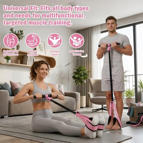 Foot Pedal Resistance Band, Multi Purpose Full Body Workout Tool