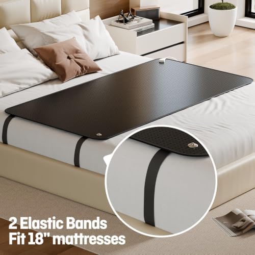 Grounding Mat for Bed, Grounding Mattress Pad Queen Size, 15ft Cord