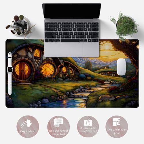 Cute Playmat MTG Game Mat House Anime Mouse Pad Large Desk Mat Gaming Mat