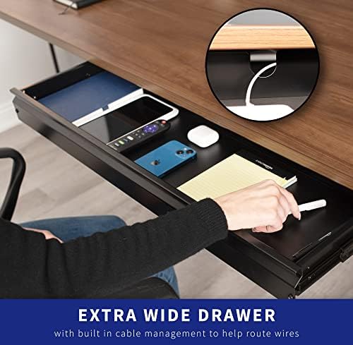 VIVO Black Under Desk 33 x 9 in Slide Out Storage Drawer, DESK-DR33-B