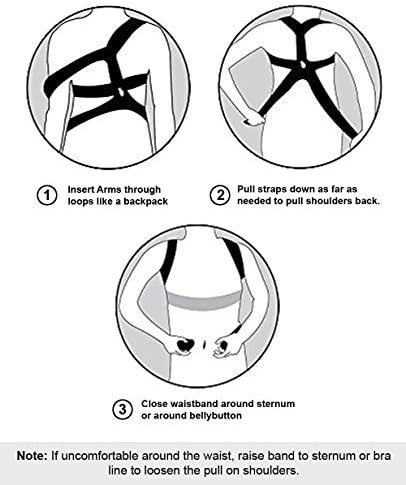 Berlin & Daughter Posture Corrector - Fully Adjustable Breathable Clavicle Chest Back Support Brace for Improves Posture & Provide Lumbar Support Back Pain Relief - Perfect for Men & Women - Small