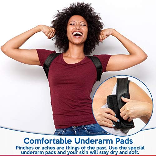 Posture Corrector for Men and Women - Adjustable Upper Back Brace for Clavicle Support and Providing Pain Relief from Neck, Back and Shoulder(Universal)