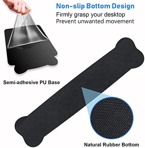 Keyboard Wrist Rest and Mouse Pad Wrist Support Set, Inspirational Quote Stay Positive Work Hard and Make It Happen Non-Slip Rubber PU Base for Home Office Working Studying Easy Typing & Pain Relief