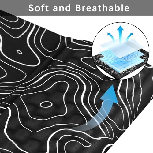 Keyboard Wrist Rest -Ergonomic Keyboard Stand with Wrist Rest- with Carpal Tunnel Pain Relief Massage Bumps and Full Memory Gel Design - Ideal Frequent Computer (Line)