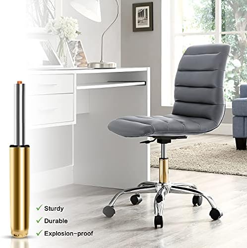 Omyoffice Adjustable Height Gas Lift Cylinder for Office Chairs, Universal Size, Heavy Duty, Gold