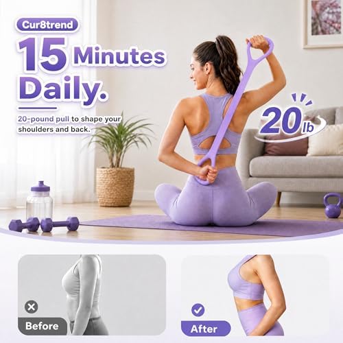 Exercise Band - Figure 8 Fitness Resistance Band 20-Pound Pull