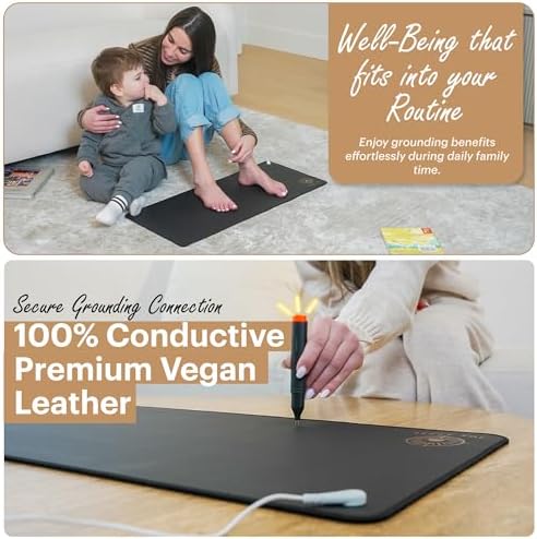 Terra Grounding Mat for Yoga, 29x12.5", Outlet & Pen Tested, No PEMF/Power