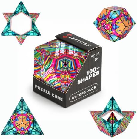 Shashibo DODECA Magnetic Puzzle Cube, Stress Relief Fidget Toy