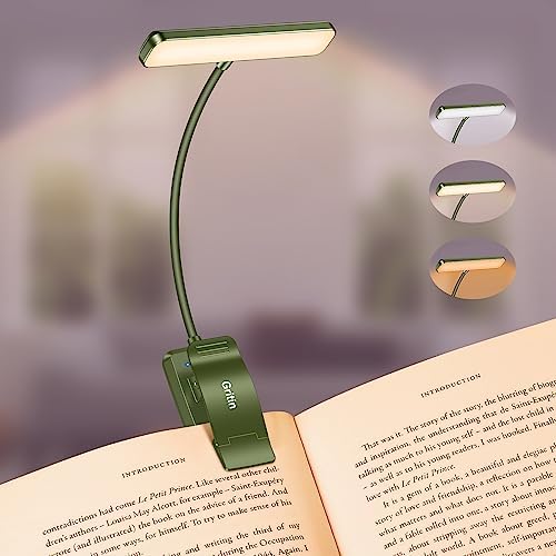 Gritin 19 LED Rechargeable Book Light for Reading in Bed